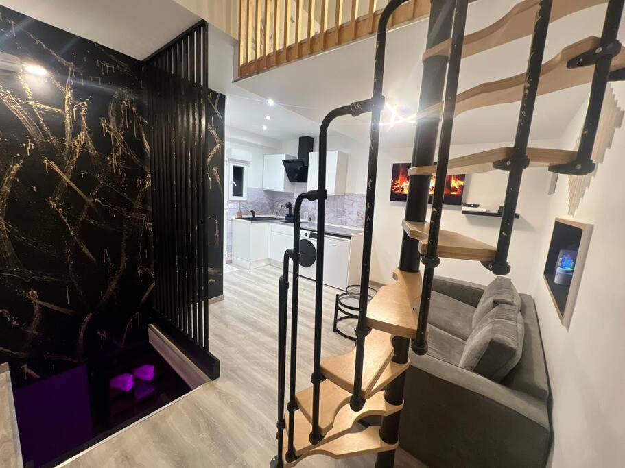 Maison Appartement Triplex Avec Jacuzzi Et Sauna Saint-Etienne  Esterno foto